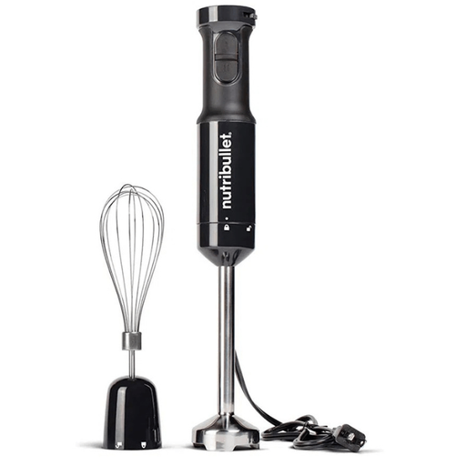 Batidora De Inmersion Nutribullet 2 Vel Con Mezclador Intercambiable 350W Negro