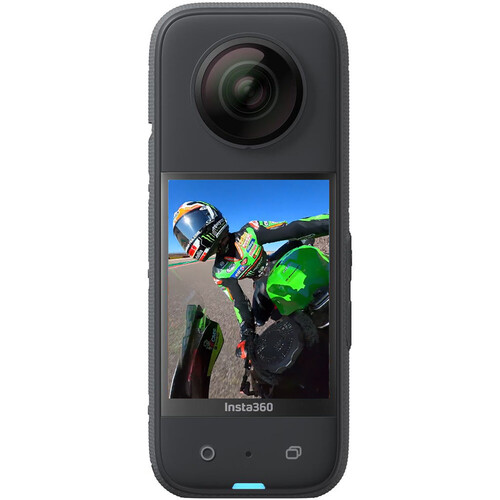 Camara De Accion Insta360 X3 Video 5.7K Fotos 72 Mp Con Wifi Resistente al Agua Negro