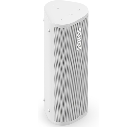 Corneta Sonos Roam 2 Portatil Recargable Con WiFi Bluetooth Resistente Al Agua Y Polvo Blanco