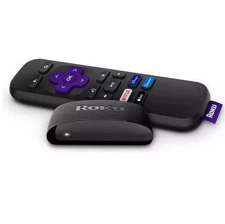 Roku Express Transmisor De Medios HD TV Gratuita Y Control Remoto Estandar Negro