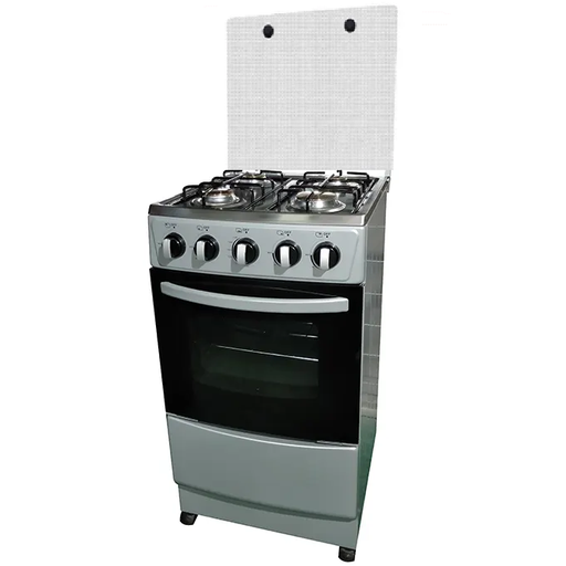 Cocina A Gas Vene Hogar Nero 50 Cm Gris
