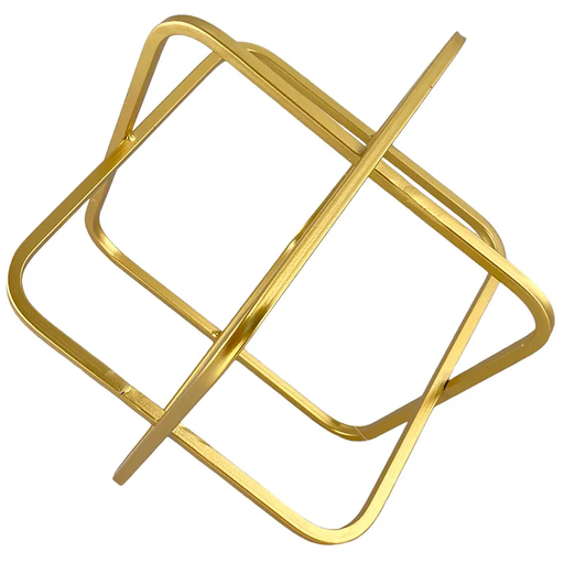 Figura Abstracta Concepts De Metal 26X26X25 Cm Dorado