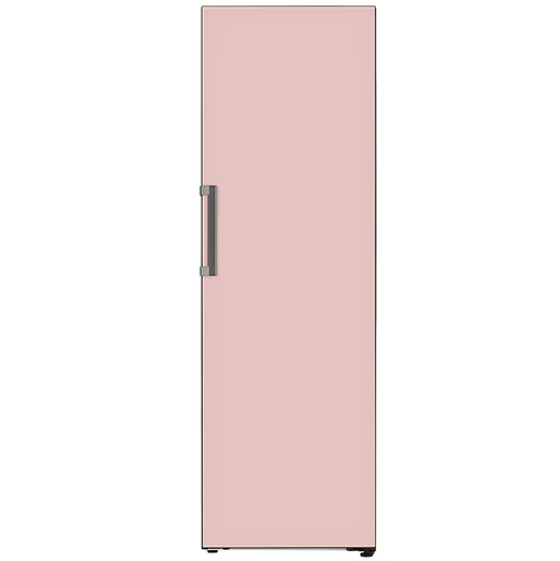 Nevera LG Objet 12 Pies Inverter LinearCooling DoorCooling 1 Pta De Vidrio 60 Cm Rosado
