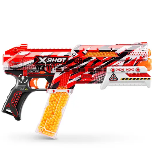 Pistola Lanzadora Zuru Hyper Gel Blaster X-Shot Con Lentes Rojo