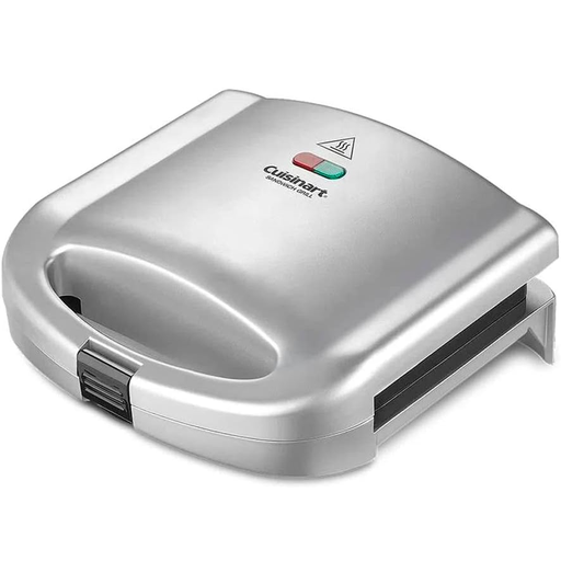 Sandwichera Cuisinart 2 Porciones Con Luces Indicadoras Plateado