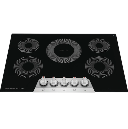 Tope Electrico 76 Cm Frigidaire Gallery Con EvenTemp Y Perillas Vitroceramica Negro Y Acero