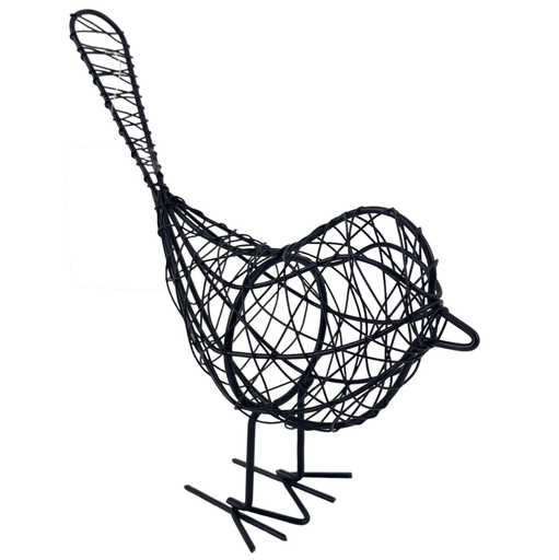 Figura Pajaro De Alambre Concepts 17.5X6X18.5 Cm Negro