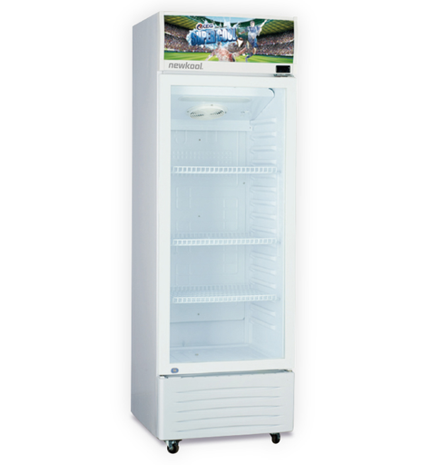 Nevera Exhibidora Vertical Newkool 330 Lts Blanco