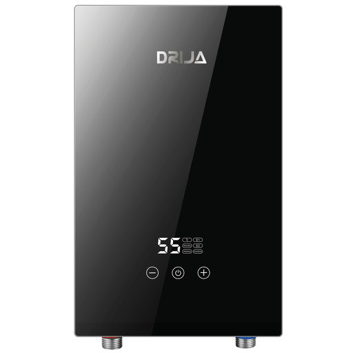 Calentador De Agua Drija Electrico 10.5 Lts/Min Panel Digital Control Automatico 7KW 220V Negro