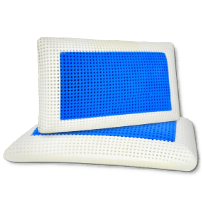 Almohada Visco Gel Latinflex Ventilada Indeformable Funda Fresca Termoreguladora 73.5x43 Cm