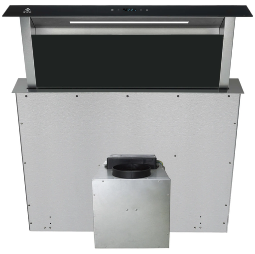 Campana De Isla 60 Cm Aroha Downdraft Telescopica Negro