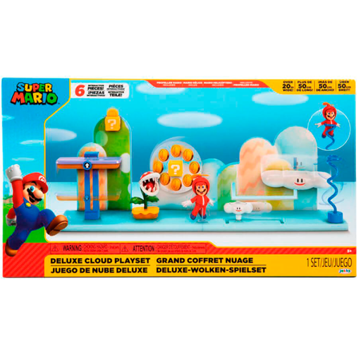 Set De Nube Deluxe Super Mario Jakks Pacific Nintendo Multicolor