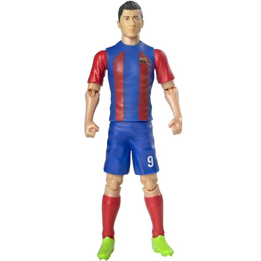Lewandowski Banbo Toys Real Fc Barcdelona 20 Cm Azul Y Rojo