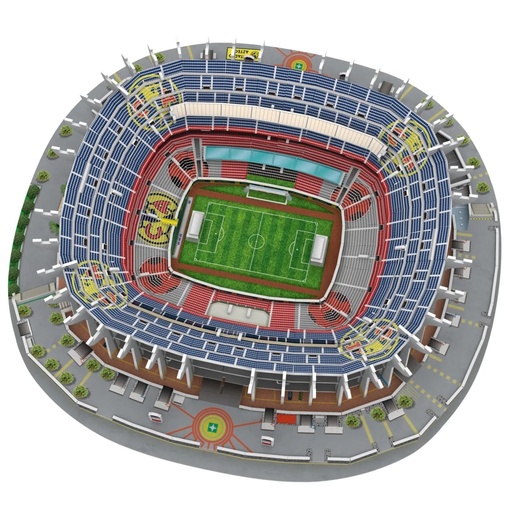 Rompecabezas 3D Del Estadio De Futbol Azteca 3D Puzzle Stadium Multicolor