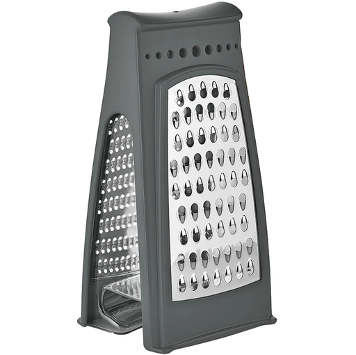 Rallador Qlux Con Contenedor Gris