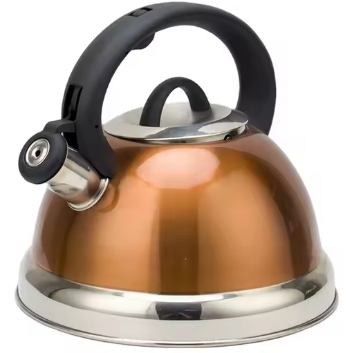 Tetera Soho 3 Lts 12 Tazas Con Silbato Cobre Copper