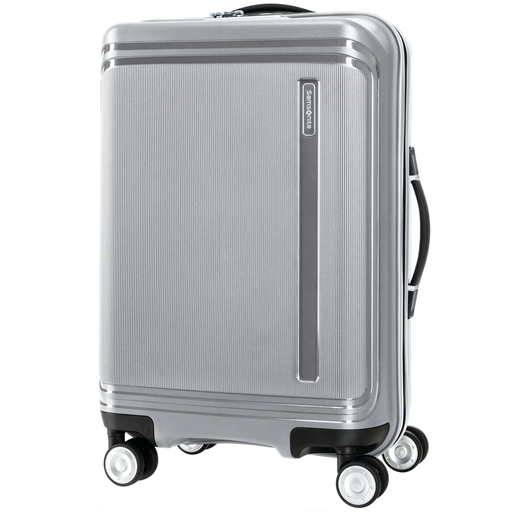 Maleta Samsonite Harlant Giratoria Con Ruedas 39X58X23 Cm Gris Y Plateado