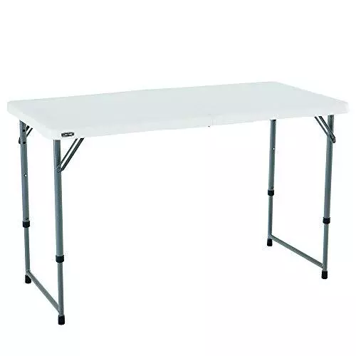 Mesa Plegable Lifetime Rectangular 121 Cm Blanco