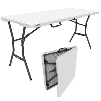 Mesa Plegable Lifetime Rectangular 152 Cm Blanco