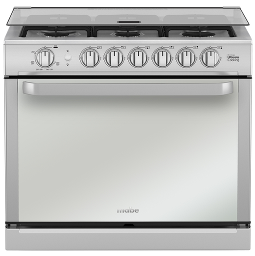 Cocina A Gas Mabe 80 Cm Easy Clean Pro Perfect Cook Y Tecnologia Ultimate Empotrable Plateado