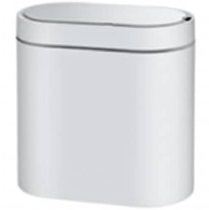 Papelera Swiss Home 5 Lts Impermeable Con Tapa Y Sensor De Apertura Blanco