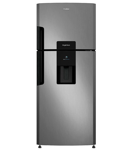 Nevera Mabe 15 Pies Con Dispensador 2 Pta 68 Cm Gris Satinado