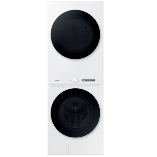 Torre De Lavado Secado Samsung Bespoke Smart Inverter Con AI OptiWash Y AI Optimal Dry Blanco