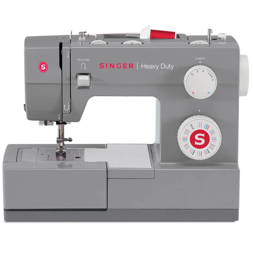 Maquina De Coser Singer Heavy Duty 32 Puntadas Enhebrado Automatico Con Acc Gris