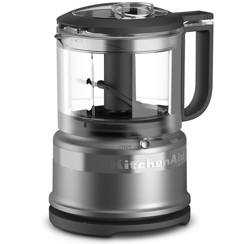 Procesador De Alimentos Kitchenaid 3.5 Tazas 3 Vel Con Funcion De Pulso Con Acc 240W Plateado