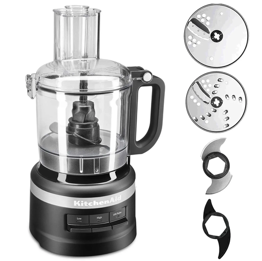 Procesador De Alimentos Kitchenaid 7 Tazas 3 Vel Funcion De Pulso Con Acc 252W Negro