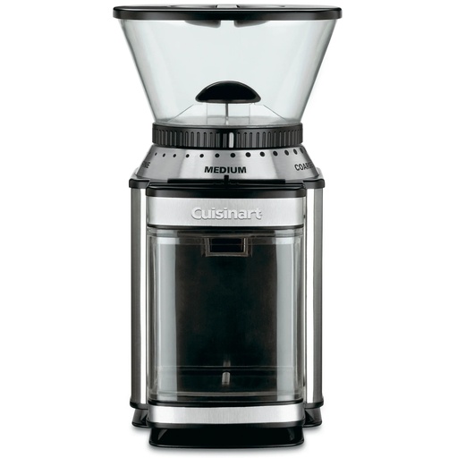 Molino Electrico De Cafe Cuisinart Supreme Grind 18 Ajustes De Molienda Apagado Automatico Acero