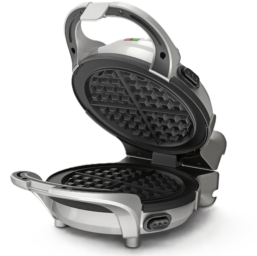 Waflera Cuisinart 2 En 1 Antiadherente Con Placas Extraibles Plateado