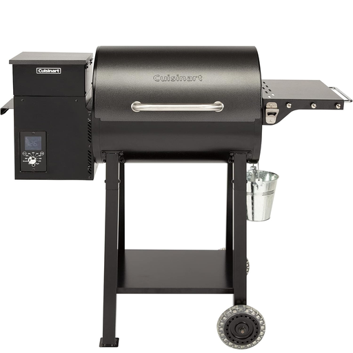 Ahumador Y Parrillera Electrica Cuisinart De Pallets Control Digital Con Ruedas Negro