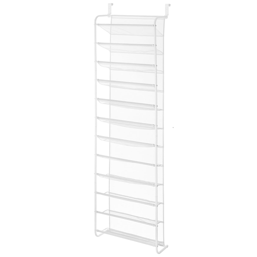 Zapatera Sobre Puerta Whitmor 12 Niveles Blanco