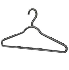 Ganchos Para Ropa Whitmor 10 Pzas Negro