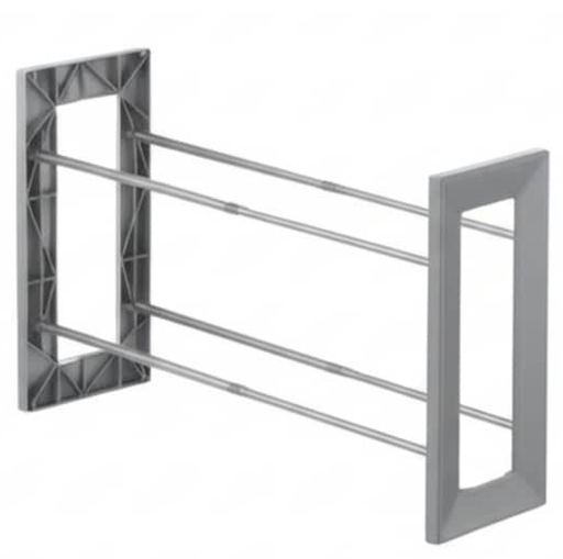 Zapatera Whitmor 2 Niveles Expandible Gris