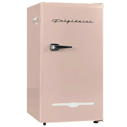 Nevera Ejecutiva Frigidaire Retro 4 Pies  1 Pta 49 Cm Con Abridor De Botellas Rosado
