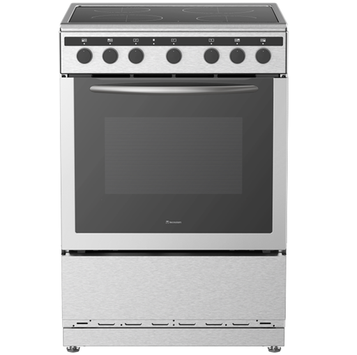 Cocina Electrica Tecnolam 60 Cm De Induccion Con Grill De Conveccion Vitroceramica Acero