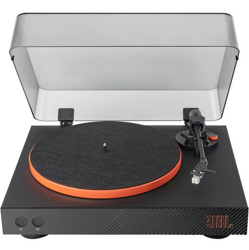 Tocadiscos De Vinilo JBL Manual Con Bluetooth Codificación AptX-HD 2 Vel Negro