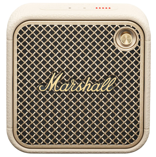 Corneta Marshall Willen Portatil Recargable Con Bluetooth LE Audio Resistente Al Agua Y Polvo Beige Claro