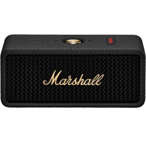 Corneta Marshall Emberton III Portatil Recargable Con Bluetooth Y Microfono Resistente Al Agua Y Polvo Negro