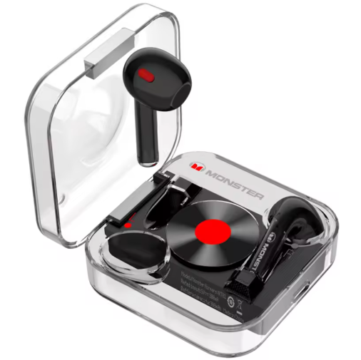Audifonos Gaming Monster Airmars In Ear Inalambricos Modo Dual Baja Latencia Con Bluetooth Negro