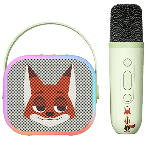 Corneta JBL Disney Nick Zootopia Portatil Recargable Con Bluetooth Iluminacion Y Microfono Inalambrico Verde