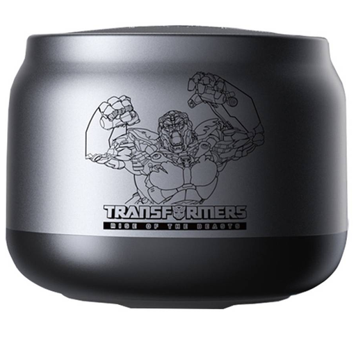 Corneta Transformers Portatil Recargable Resistente A Salpicaduras Con Bluetooth Y Cuerda Para Colgar Gris