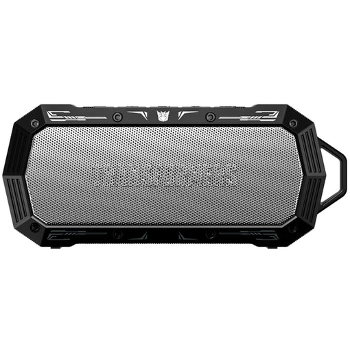 Corneta Transformers Portatil Recargable Resistente A Salpicaduras Con Bluetooth Sonido 360° Y Hifi Negro