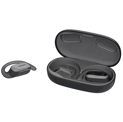Audifonos Philips Open Ear Deportivos Inalambricos Microfono Con AI Bluetooth Negro