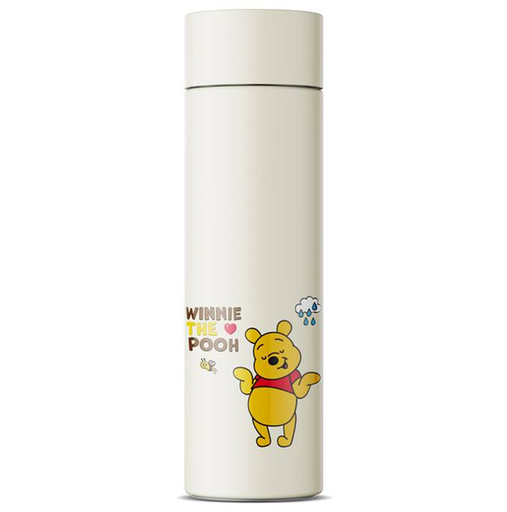 Termo Disney Winnie Pooh Con Pantalla LED Tactil De Temperatura 500 Ml Beige