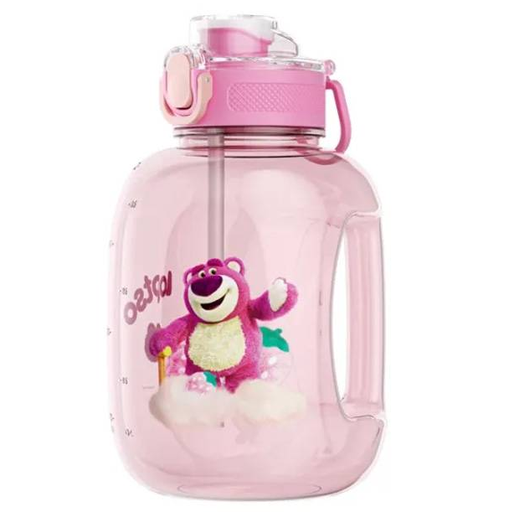 Botella Disney Lotso Con Asa 1200 Ml Rosado