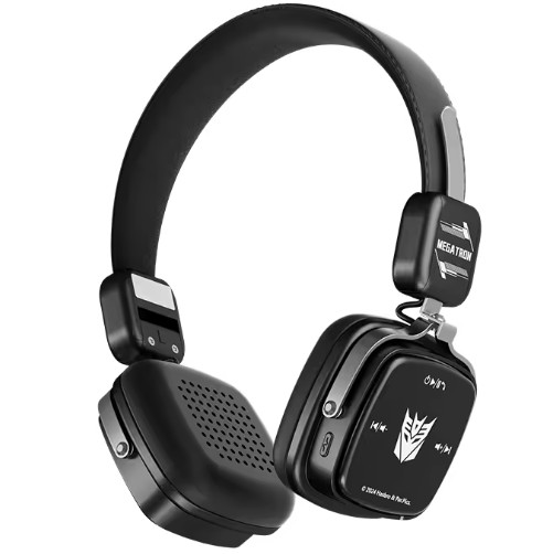 Audifonos Transformers Over Ear Inalambricos Modo Dual Sonido Envolvente Con Bluetooth Negro