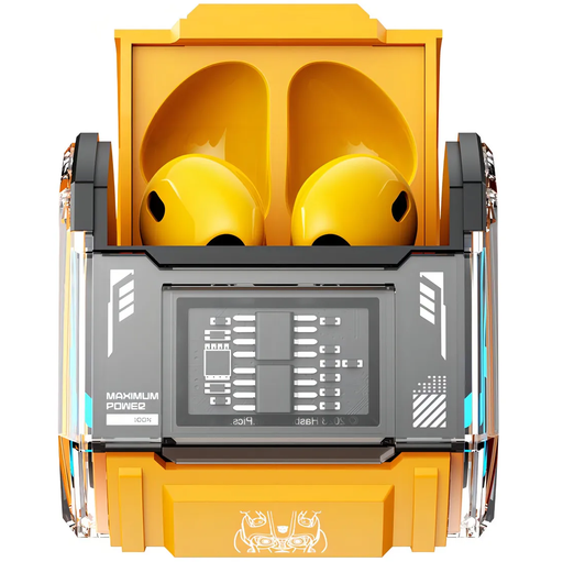Audifonos Transformers In Ear Inalambricos Modo Dual Baja Latencia Con Bluetooth Amarillo